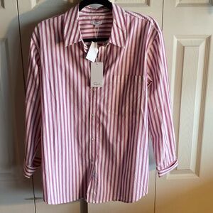 RAILS NWT Arlo Cali Striped Print Button-down Shirt size medium
